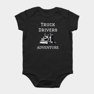 Truck Drivers Adventure Baby Bodysuit